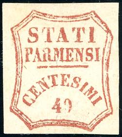 1859 - 40 cent. rosso bruno, I ... 