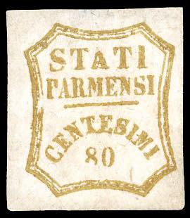 1859 - 80 cent. bistro oliva (18), ... 