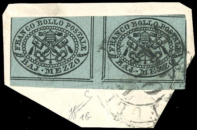 1852 - 1/2 baj grigio verdastro ... 