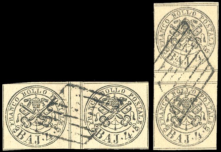 1852 - 4 baj bruno rosaceo chiaro ... 