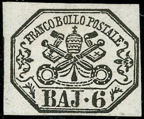 1852 - 6 baj grigio perla (7Aa), ... 