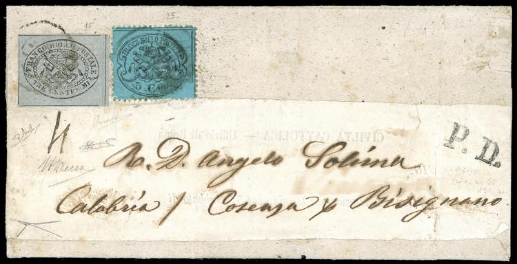 1869 - 3 cent. grigio II ... 
