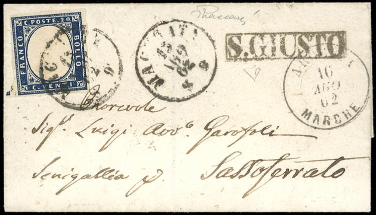 S.GIUSTO, Cart. punti 10 - 20 ... 