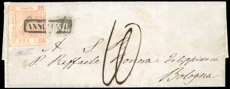 INCOMING MAIL NAPOLI 1859 - 5 ... 