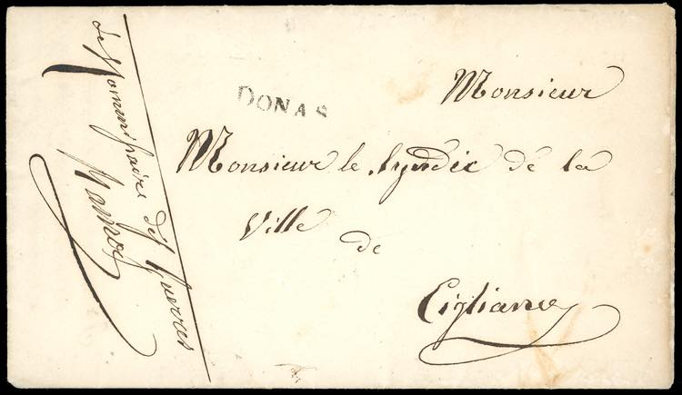 1848 - Lettera in franchigia del ... 