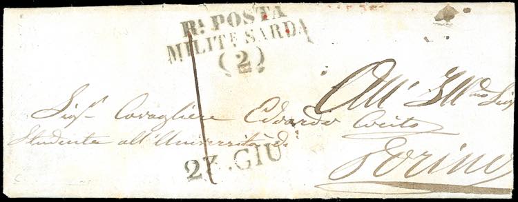 1848 - Lettera prefilatelica ... 