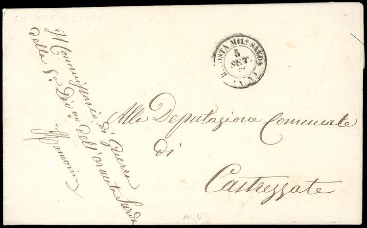 1859 - Lettera in franchiga dalla ... 