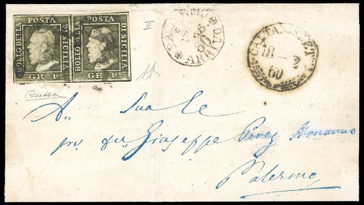 1860 - 1 grano verde oliva ... 