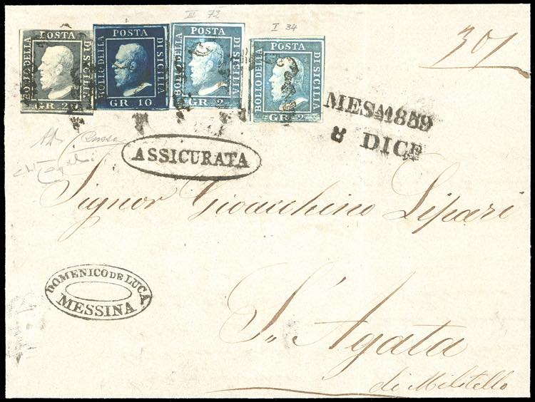 1859 - 20 grana grigio ardesia, ... 