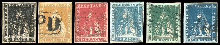 1857 - Secondo emissione, serie ... 