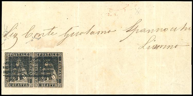 1857 - 1 quattrino nero, II ... 