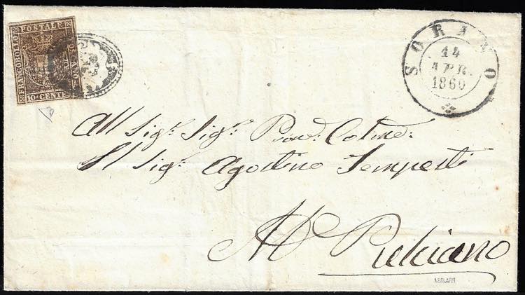 SORANO, muto a sigillo ben ... 