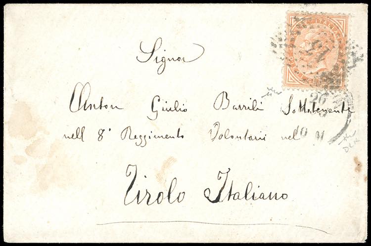 1866 - 10 cent. De La Rue, ... 