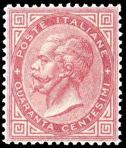 1863 - 40 cent. De La Rue, ... 