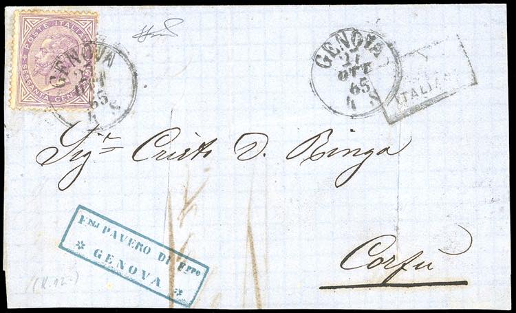 1865 - 60 cent. De La Rue, ... 