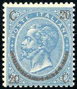 1865 - 20 cent. su 15 cent. Ferro ... 