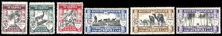 1929 - III Fiera di Tripoli, serie ... 