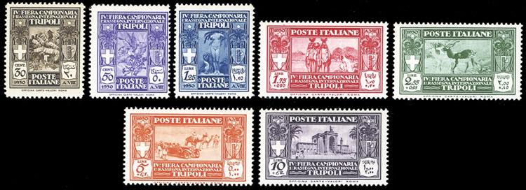 1930 - IV Fiera di Tripoli, serie ... 
