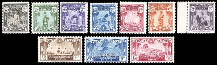 1931 - V Fiera di Tripoli, serie ... 