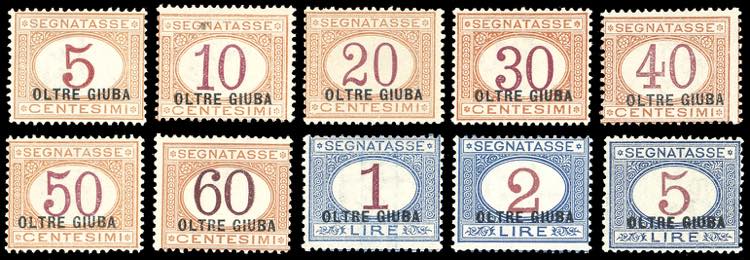 SEGNATASSE 1925 - Soprastampati, ... 