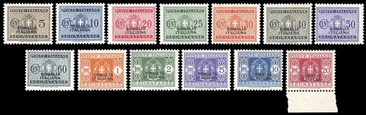 SEGNATASSE 1934 - Soprastampati, ... 