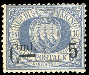1892 - 5 cent. su 10 cent. ... 