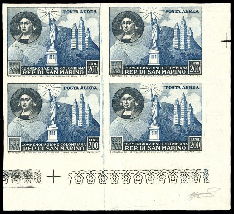 1952 - 200 lire Colombo, non ... 