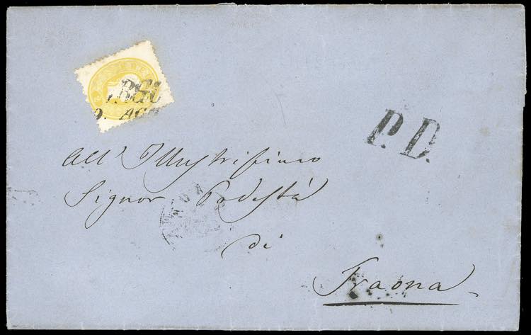 AUSTRIA 1862 - 2 kr. giallo ... 