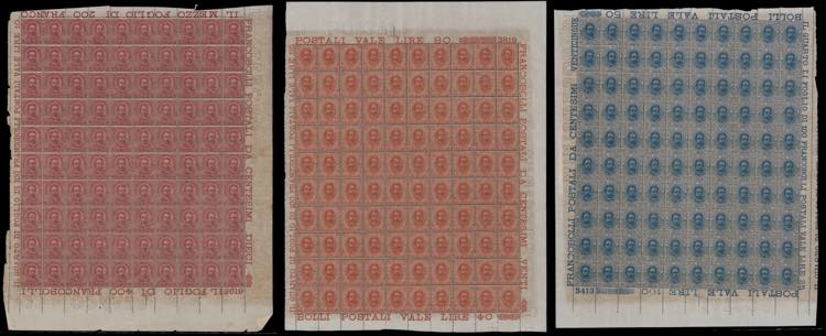 REGNO DITALIA 1893/1896 - 10 ... 