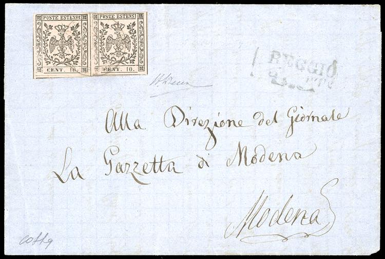 1859 - Lettera da Reggio per ... 