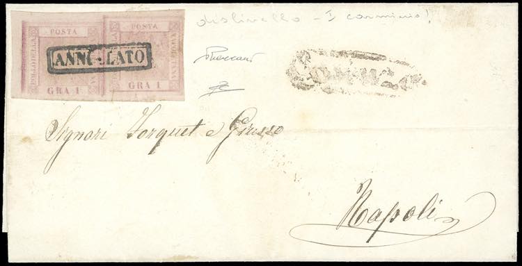 1858 - 1 grano rosa chiaro, I ... 