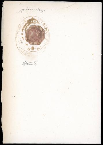 1858 - 2 grana, ritagliato ... 