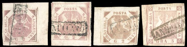 1858 - Quattro esemplari ... 