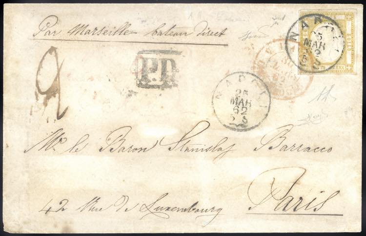 1862 - 20 grana arancio (23b), ... 