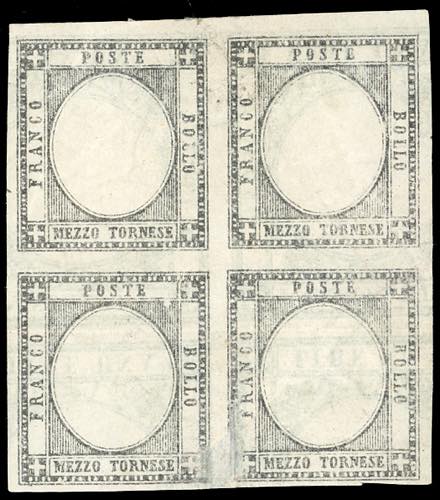 PROVE 1861 - 1/2 tornese, prova di ... 