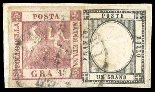 1861 - 1 grano rosa carminio, II ... 