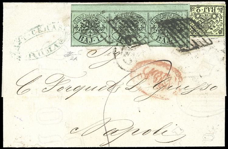1859 - 1 baj verde scuro, I ... 