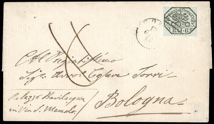 INCOMING MAIL PONTIFICIO 1859 - 6 ... 