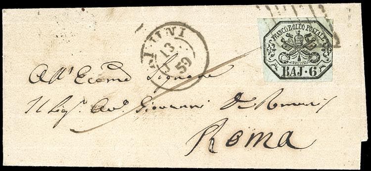 1859 - 6 baj grigio verdastro (7), ... 