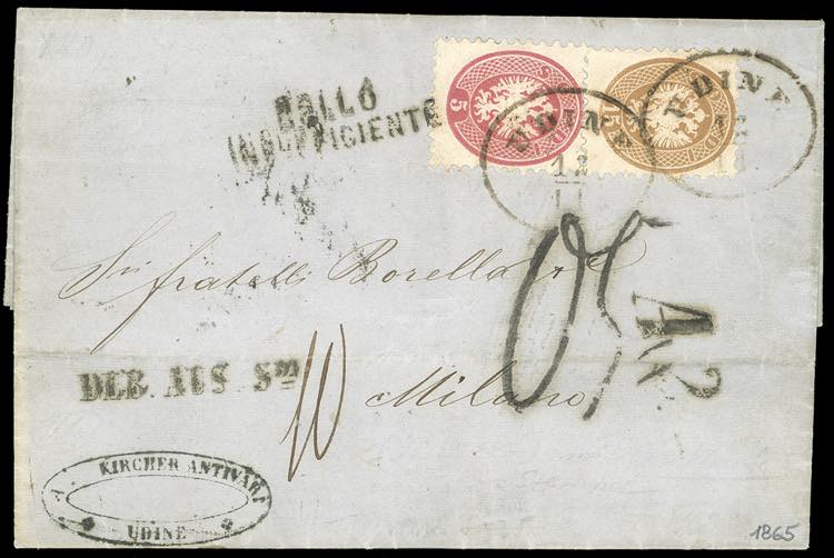 1865 - 5 soldi rosa, 15 soldi ... 