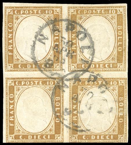 1863 - 10 cent. bistro chiaro ... 