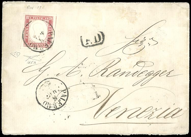 1863- Lettera da Palermo per ... 