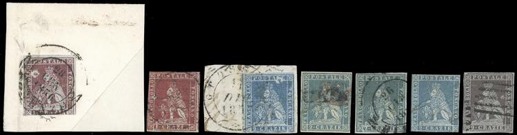 1851 - Sette esemplari della I ... 