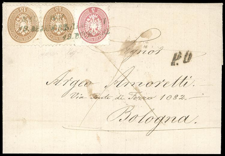 1867 - 5 soldi rosa, 15 soldi ... 