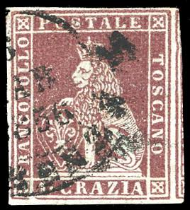 1851 - 1 crazia carminio bruno su ... 