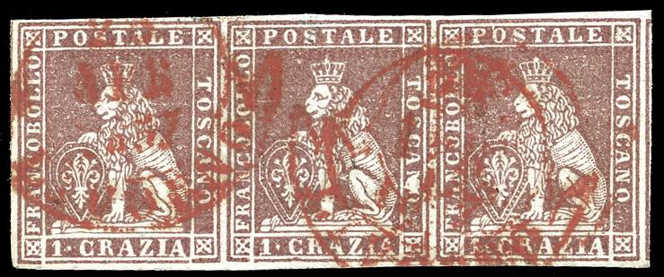 1851 - 1 crazia carminio bruno su ... 