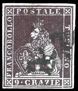 1851 - 9 cr. viola bruno ... 