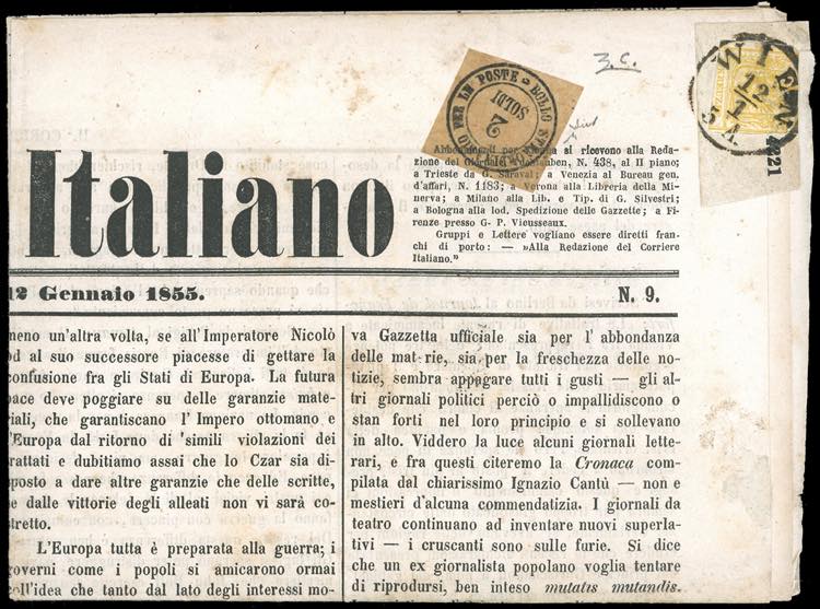 1855 - 2 soldi nero (1), perfetto, ... 
