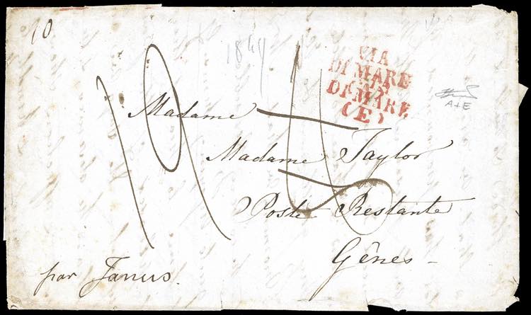1849? - Lettera dal Regno Unito, ... 