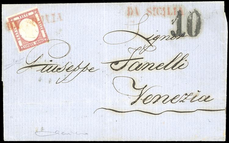 1862 - Lettera da Napoli per ... 